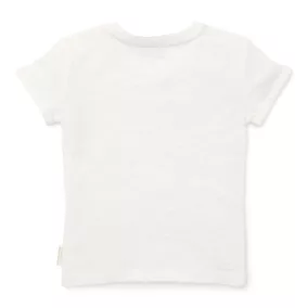   Little Dutch kisfiú rövid ujjú póló - Off White Little Farmer 92 (1.5-2 év)