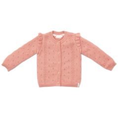 Little Dutch kislány kötött kardigán - Rose Pink