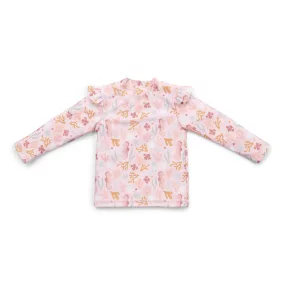   Little Dutch Hosszú ujjú úszó póló - Ocean Dreams Pink 86/92