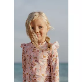   Little Dutch Hosszú ujjú úszó póló - Ocean Dreams Pink 86/92