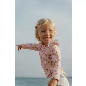   Little Dutch Hosszú ujjú úszó póló - Ocean Dreams Pink 86/92