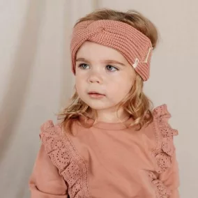 Little Dutch kötött hajpánt Warm Rose - 74-86
