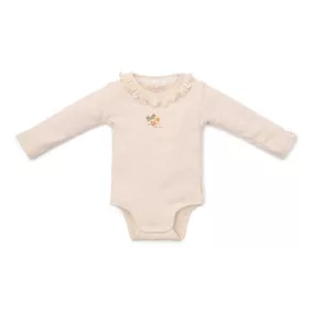 Little Dutch hosszú ujjú body Sand Melange - 62