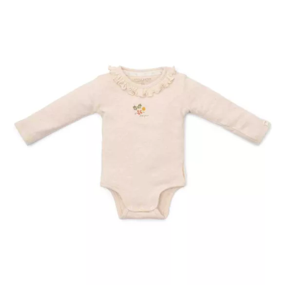 Little Dutch hosszú ujjú body Sand Melange - 62