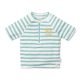 Little Dutch rövid ujjú úszó póló Stripes Surf Blue