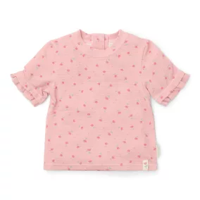   Little Dutch rövid ujjú úszó póló Sunny Flowers Blush - 74/80