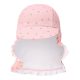 Little Dutch strand sapka Sunny Flowers Blush - 1-2 év