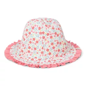   Little Dutch kifordítható strandsapka Sunny Flowers Multi-colour - 0-1 év