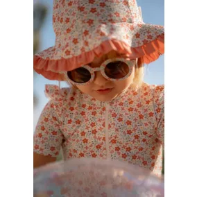   Little Dutch kifordítható strandsapka Sunny Flowers Multi-colour - 0-1 év