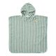 Little Dutch fürdőponcsó Seashells and Stripes Surf Blue