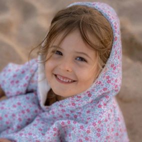 Little Dutch fürdőponcsó Sunny Flowers Multi-colour