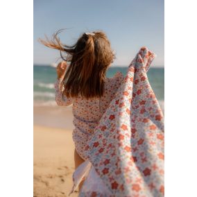 Little Dutch strandtörölköző Sunny Flowers Multi-colour