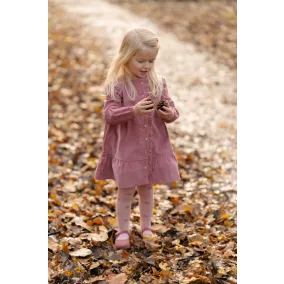   Little Dutch harisnya nadrág Sand/Velvet Rose (2 db) - 86/92