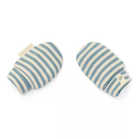  Little Dutch karmolás elleni kesztyű Stone Blue Stripe - egy méret