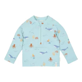 Little Dutch hosszú ujjú úszó póló Ocean Friends