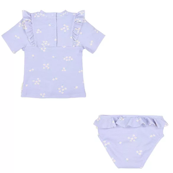 Little Dutch rövid ujjú úszó póló + fürdőbugyi Dreamy Lavender