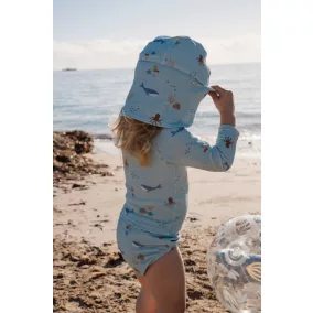 Little Dutch strand sapka Ocean Friends - 0-1 év