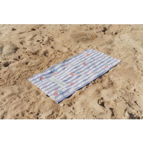   Little Dutch strandtörölköző Dreamy Purple Stripe - 60cm X 120cm