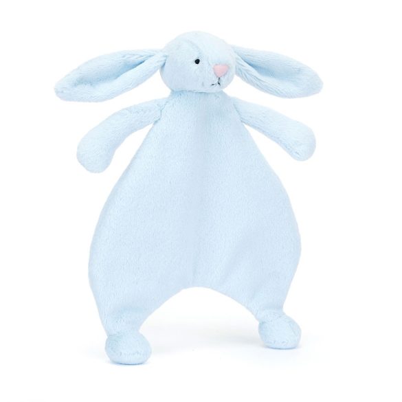 Jellycat szundikendő - Nyuszis nyunyóka - babakék