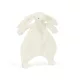 Jellycat szundikendő - Nyuszis nyunyóka - krémfehér