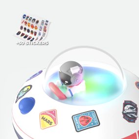   MOB Cosmo Bubbly - Világító Űrhajó Bluetooth Hangszóró