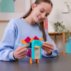   Connetix PRO Build It 4 Ways Állatok mágneses építőjáték - 30 db