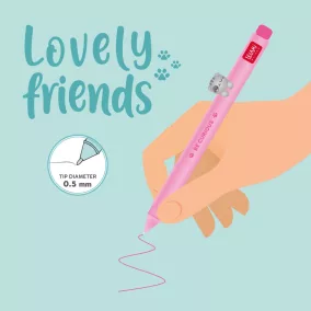  Legami zselés toll - cicás - rózsaszín tintával - Lovely Friends