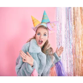 Party csákó - Happy Birthday - 6 db