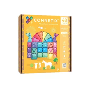 CONNETIX Csillogó kastély szett - 48 db - Glitter set