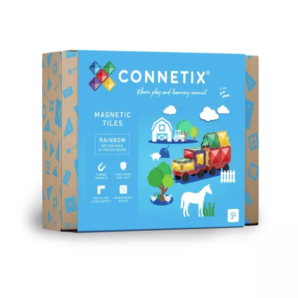 CONNETIX Rainbow motion szett – 24 db