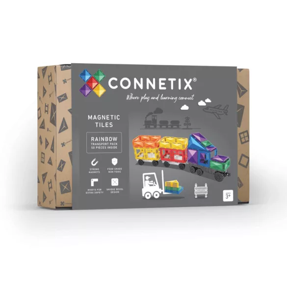 CONNETIX Rainbow járműves csomag - 50 db-os