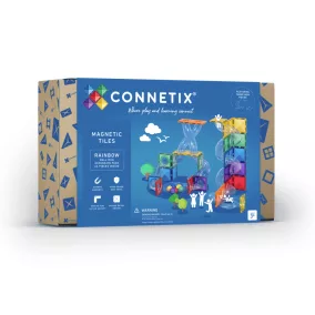 CONNETIX Rainbow golyópálya kiegészítő csomag - 66 db