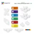 CONNETIX Rainbow golyópálya kiegészítő csomag - 66 db