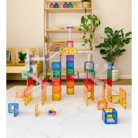CONNETIX Rainbow golyópálya csomag - 92 db