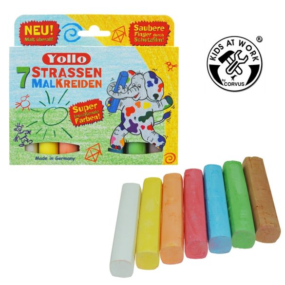 Aszfaltkréta - 7 db-os