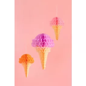 Selyempapír dekoráció - Fagyi 20-30 cm