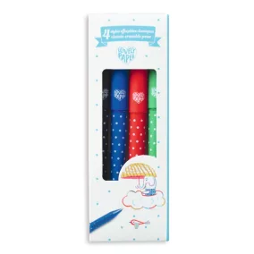 Djeco Letörölhető filctoll készlet - 4 színű
