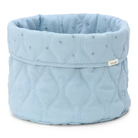 Little Dutch kerek tároló 30x25 cm - Pure Denim Blue