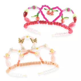 Djeco Ékszerkészítő készlet - Páros tiara pink