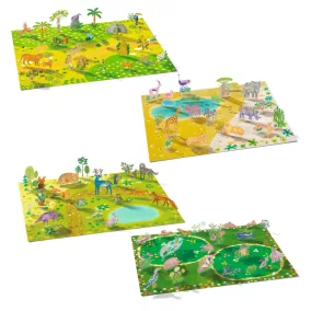 Djeco Matricázós sztorik 3D - Állati élőhelyek