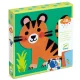 Djeco Kollázs műhely - Puha állatok filcből - Soft Animals