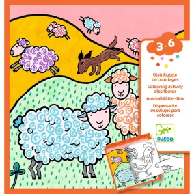   Meglepetés adagoló színező - Tanya - Djeco kreatív készlet