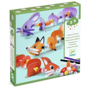 Djeco Fűzés - Cuki állatok - Cute animals