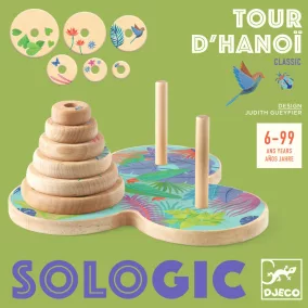 Djeco logikai játék - Toronyépítő - Tour d'Hanoi