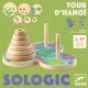 Djeco logikai játék - Toronyépítő - Tour d'Hanoi