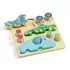 Djeco Formaillesztő és guruló - Tarka - Puzz and Roll Bariolo