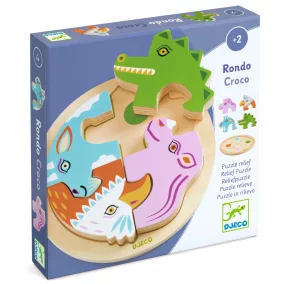  Djeco Formaillesztő, formaberakó - Kroki körtánca - Rondo Croco