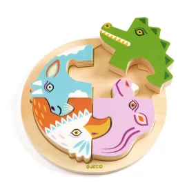   Djeco Formaillesztő, formaberakó - Kroki körtánca - Rondo Croco