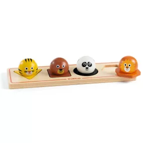 Djeco Formaillesztő, formaberakó - Állati fejecskék