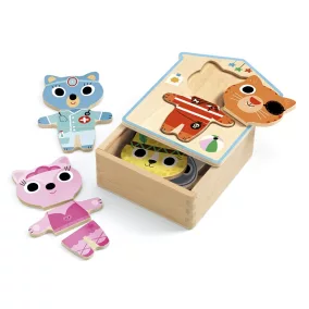 Képkirakó - Cirmike - Djeco készségfejlesztő játék